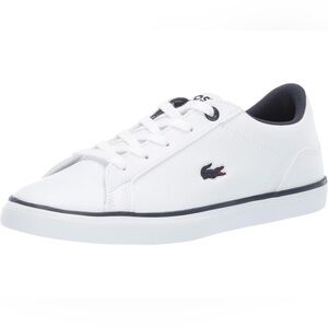 Lacoste Lerond BL 2 White/Navy Sneakers - Boys Size 3